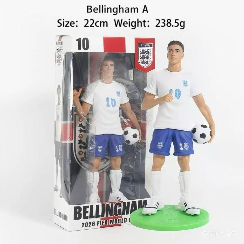 2026 World Cup Soccer Stars Action Figures - 22CM Messi, Ronaldo, Mbappe, Yamal - Collectible Football Player Model Toys, Premium Ornaments for Home Display & Kids Gifts