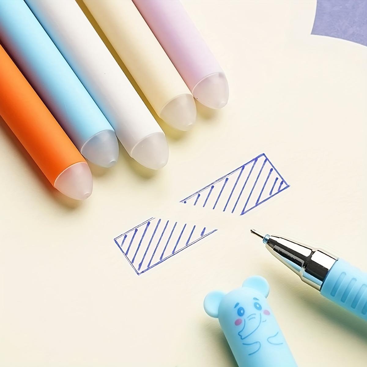 20pcs Erasable Neutral Pens Set, 10 Pens & 10 Refills, 0.35mm Medium Tip, Washable Handle, Office Supplies, Stationery Gift, Back-To-School