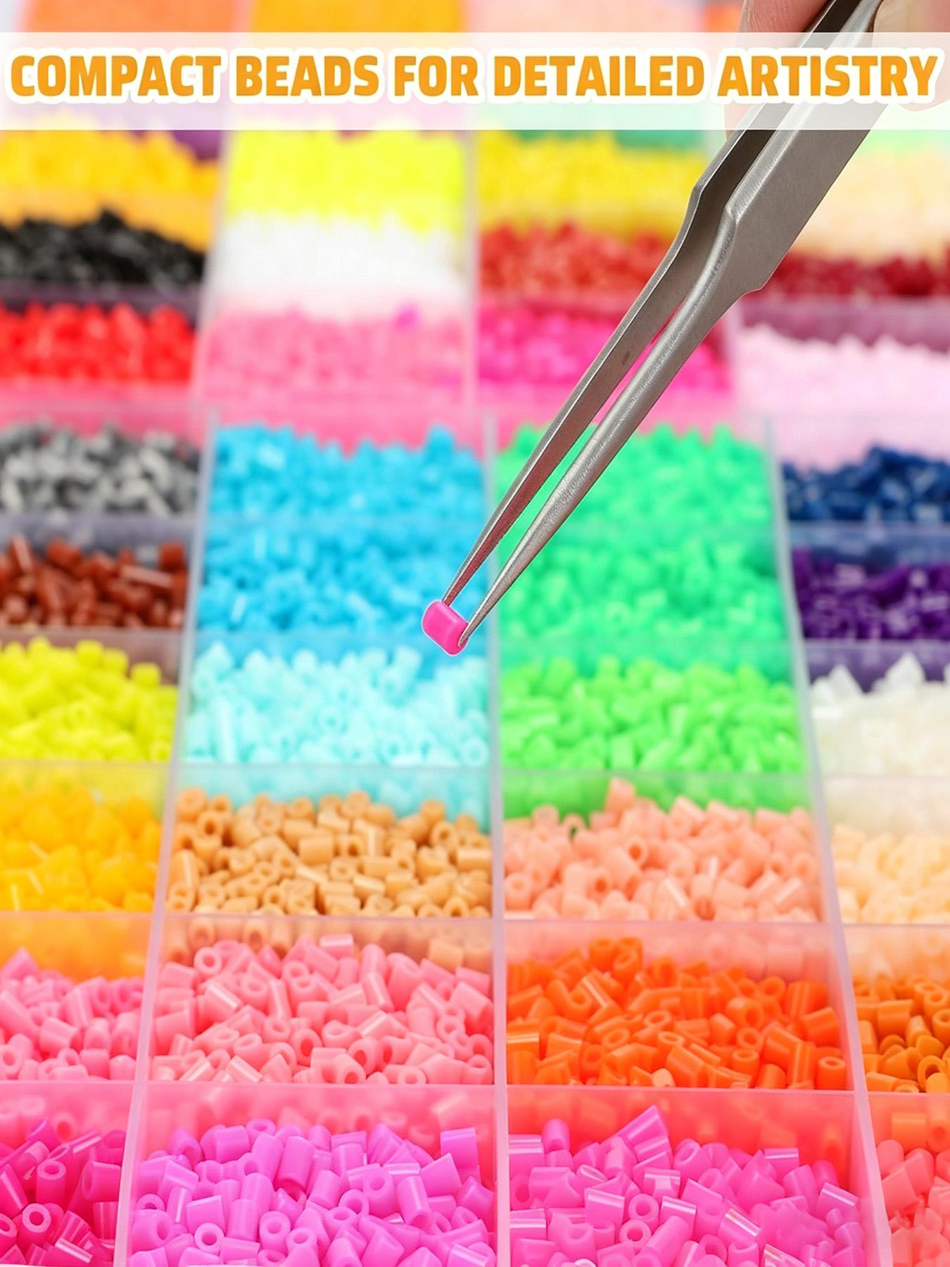 15000pcs Melting Beads Set 2.6mm, DIY Jewelry Making Kit, Creative Craft Supplies for Pixel Art, Holiday Decorations, Gift Wrapping