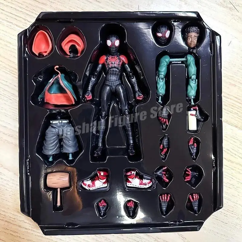 Sv Action Spider-Man: Across the Spider-Verse Figure Spider Man Gwen Stacy Miles Morales Action Figures Peter Parker Model Toys