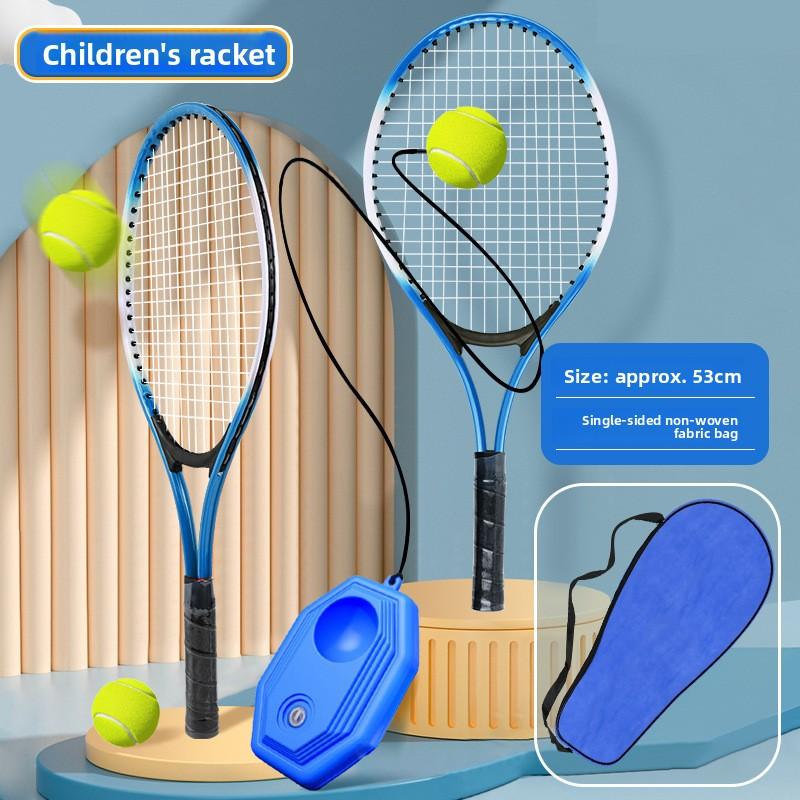 Children and adolescents beginner tennis racket Tennis trainer with wire rebound set Beginner tennis racket