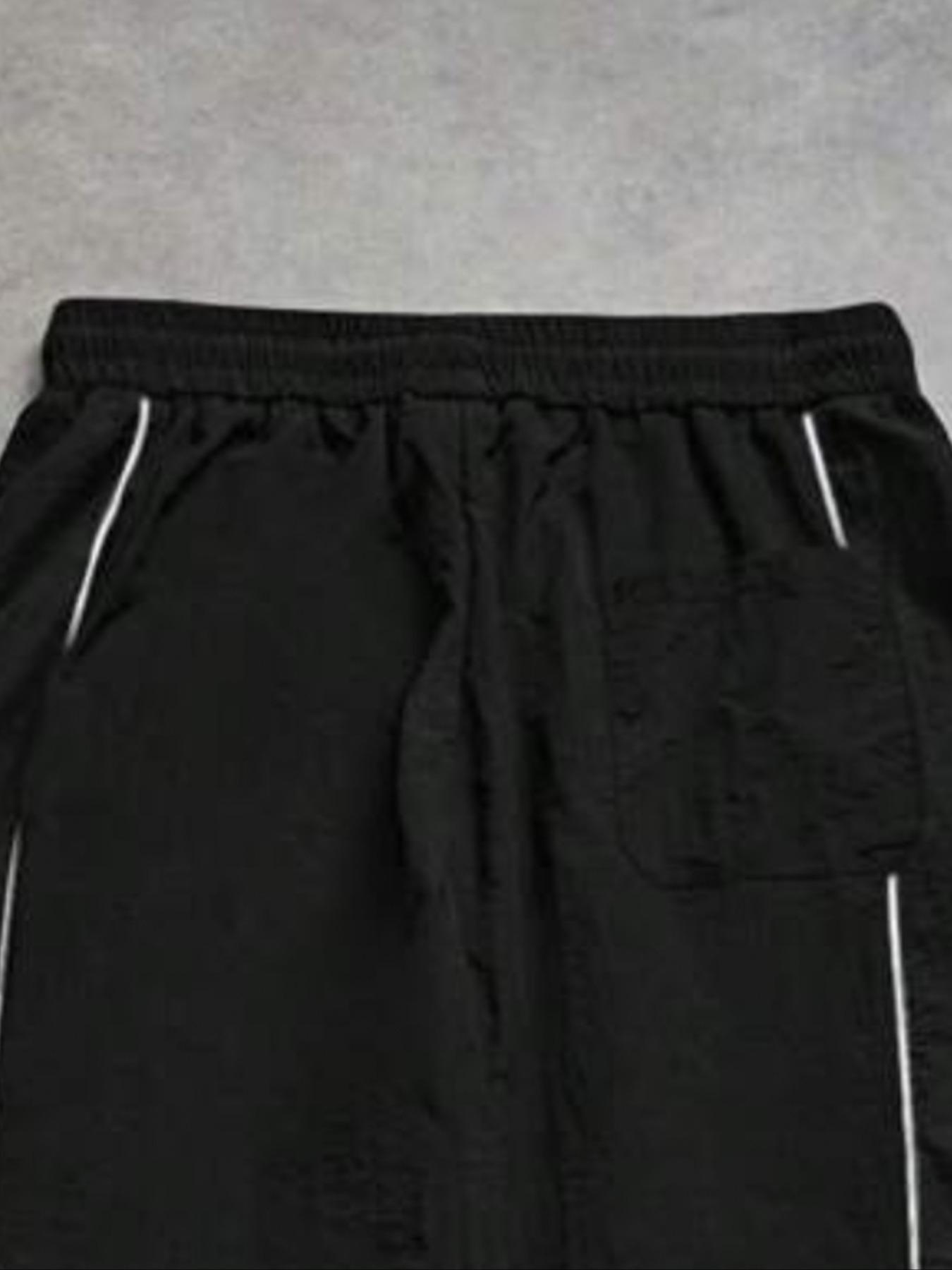 Men's Fashion Casual Sports Pants, Nylon Fabric, Lightweight Breathable, Unique Print, Waist Drawstring, Adjustable Ankle Cuffs, Breathable Athletic Bottoms