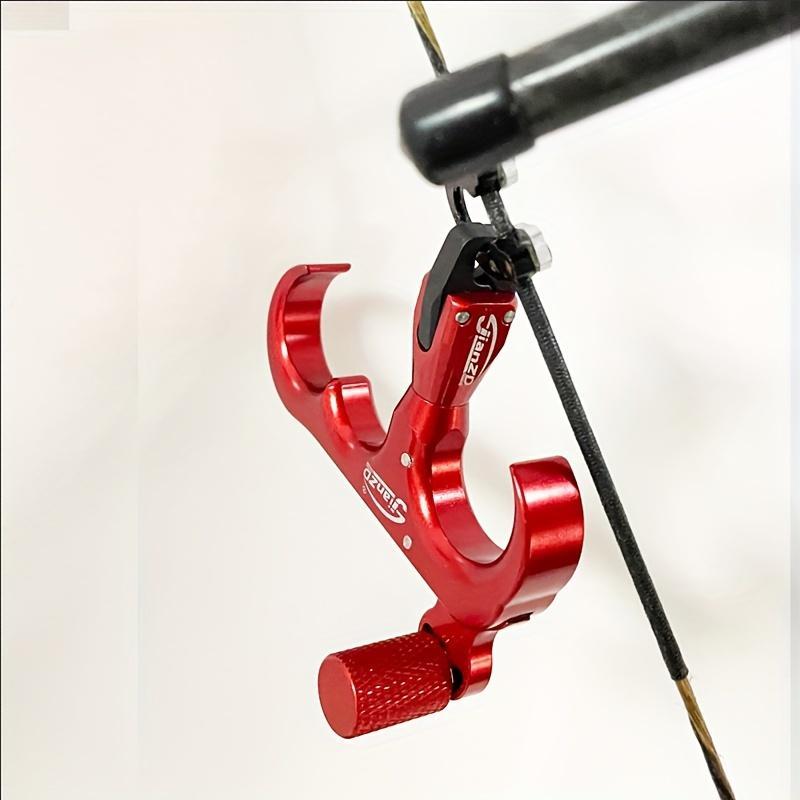JianZD 3-Finger Thumb Bow Release, Adjustable Sensitivity & 360° Rotatable Head, Aluminum Alloy for Target Shooting,For Compound Bow Precision Archery Release Aids Three Finger Grip Alloy Construction Durable alloy material JianZD 3-Finger Thumb Bow Release, Adjustable Sensitivity & 360° Rotatable Head, Aluminum Alloy for Target Shooting,For Compound Bow Precision Archery Release Aids Three Finger Grip Alloy Construction Durable alloy material