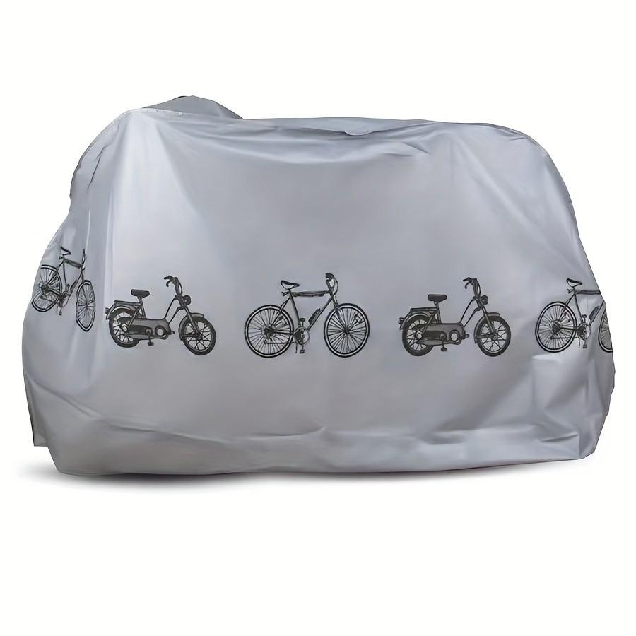 Heavy-Duty All-Weather Bike Cover, Fits Bicycles, E-Bikes, Motorcycles, Universal Fit, Easy Clean Non-Woven Material, Mountain & Road Bike Storage