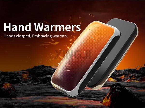 Hand Warmers Rechargeable 2 Pack, Electric Hand Warmers, Fast Heating, Portable Pocket Heater, 2 in 1 Quick Charge Hand Warmer for Outdoor Indoor, Warmer Gift for Christmas, Golf, Camping #GLOBAL PICKS