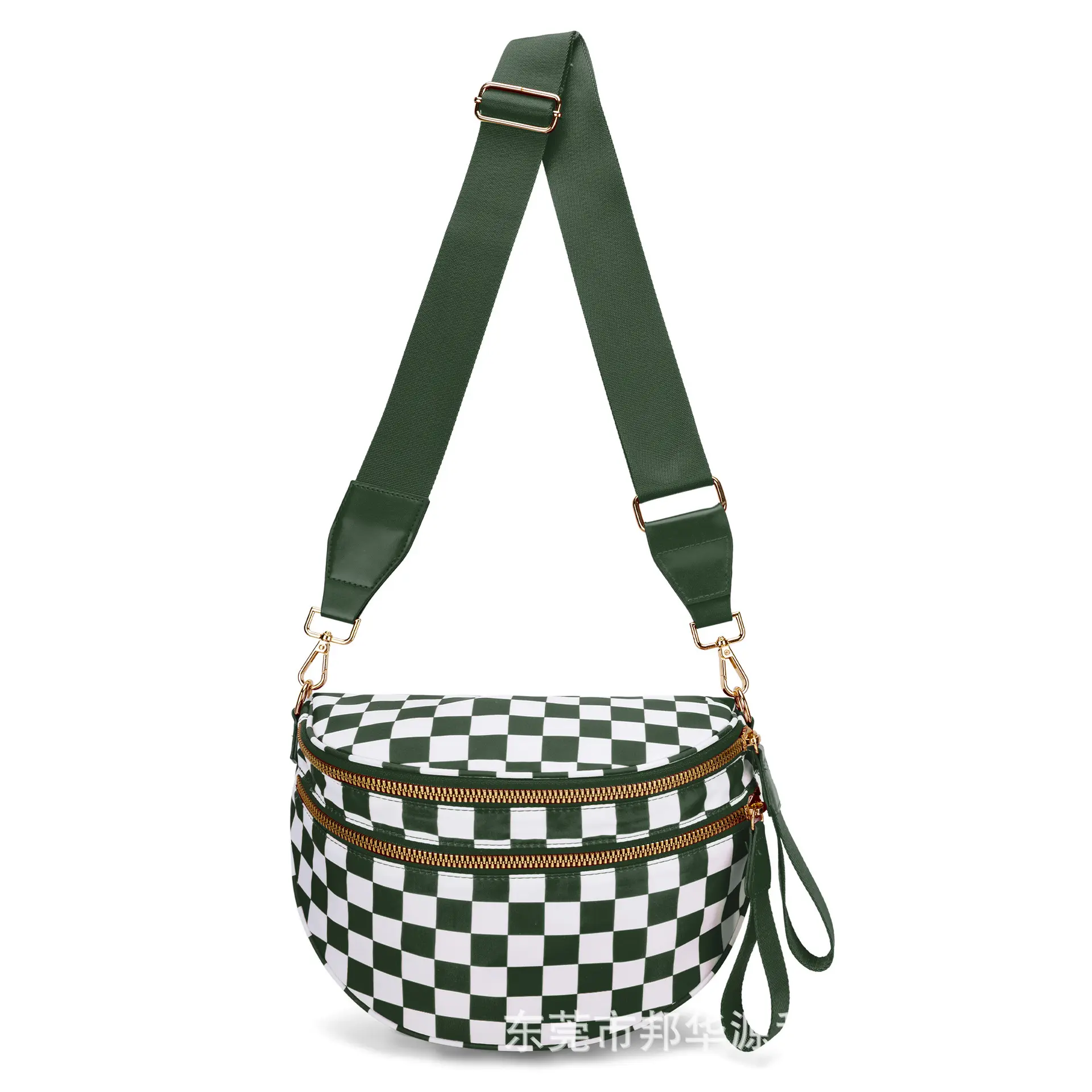 Dark green plaid