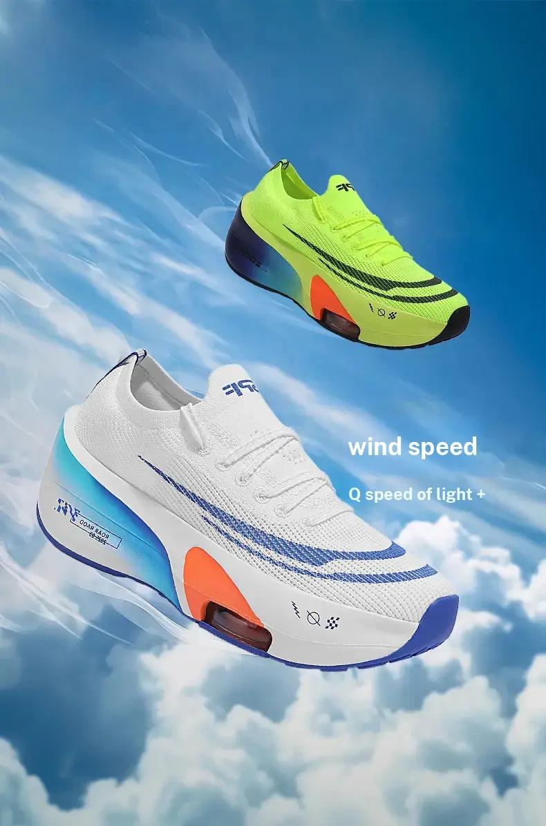 Stylish Unisex Sports Running Shoes with Breathable Knitted Upper, Non-Slip Technology and Shock Absorption for Everyday Fitness, Road Running Shoes, Athletic Running Shoes, Workout Sneakers