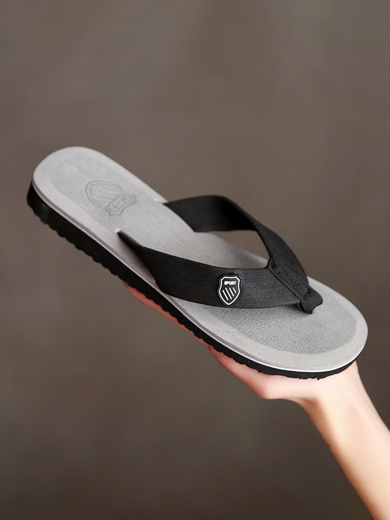 Summer 2026 Must-Have Men's Sandals, Korean Style Slip-Ons, Large Sizes Available, Soft Anti-Slip Sole, Beach & Home Wear, Multiple Colors