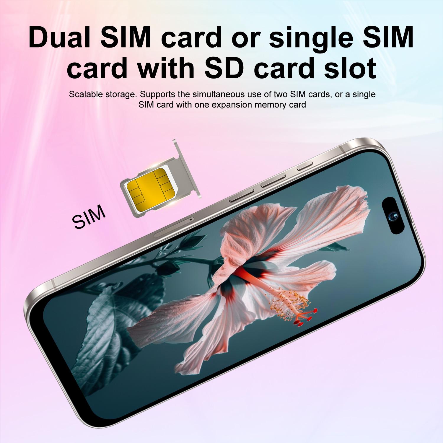 Astarry-17 Pro Max Touchscreen Smartphone, 6.8-Inch Screen, 6gb RAM, 64GB Storage, Octa-Core Processor, 3500mah Battery, Android System, 8+20mp Camera
