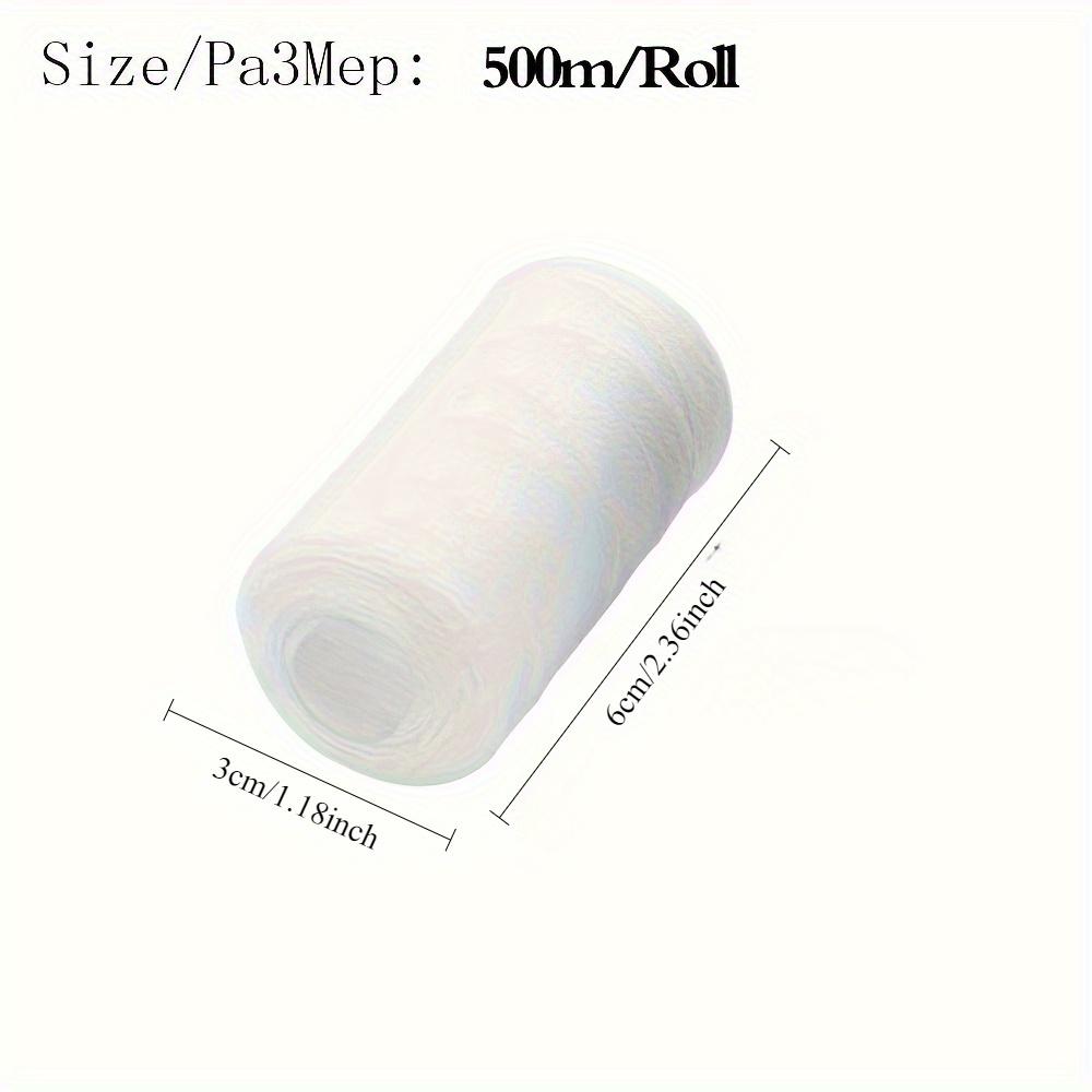 2pcs Black And White Sewing Thread, 500m/Roll, High-Quality Polyester Threads For Sewing Machine And Hand Stitching