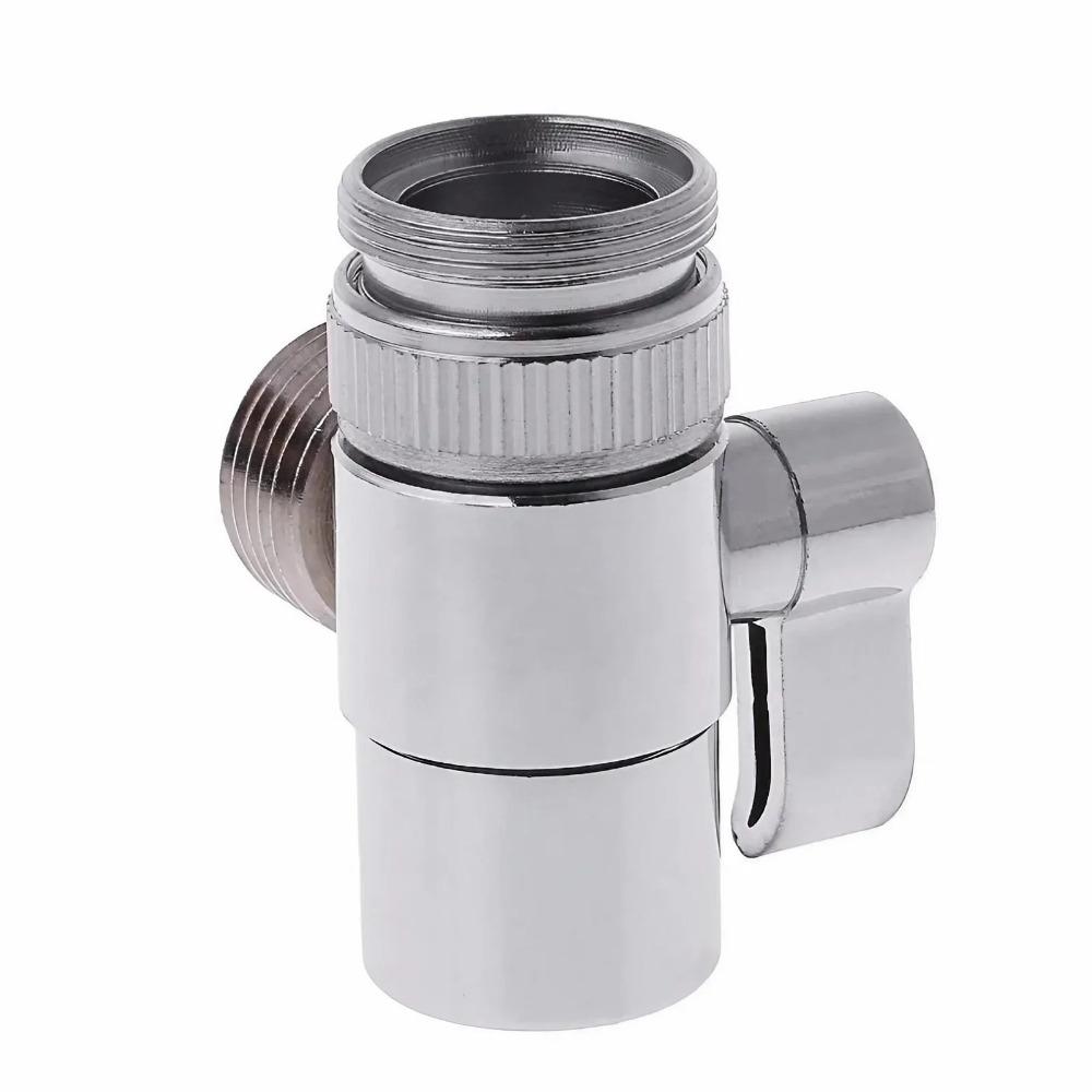 Multi-Function Faucet Adapter Leak-Proof Quick Connect for Washer Shower Garden Hose Switchable Dual Spray Valve Core Universal Fit Kitchen Bathroom Outdoor Durable Multi Purpose