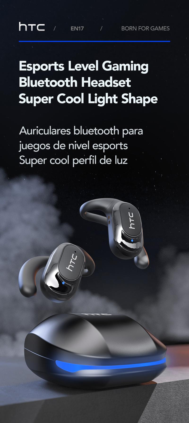 HTC-NE17 Elite: Premium AI Gaming Headset with 134-language Translation, Hi-Fi Audio Precision, Lightweight Ergonomic Design, and Immersive InGame Communication headphones bluetooth translation bluetooth earbuds translator earbuds #fathersdaygiftsectivity