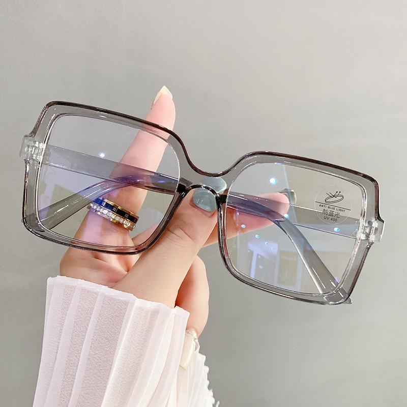 Paleshy 6 Pack Oversized Blue Light Glasses for Women Men Square Blue Light Blocking Glasses Stylish Computer Reading Eyeglasses,Suitable For Daily Decoration Fashion Frames Eyewear Frame clear glasses