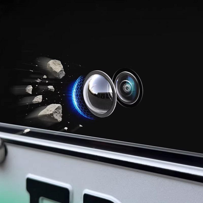 Universal Car Camera Lens Protector 2PCS Rear View Backup Camera Cover 360° Camera Protection Anti Scratch Waterproof