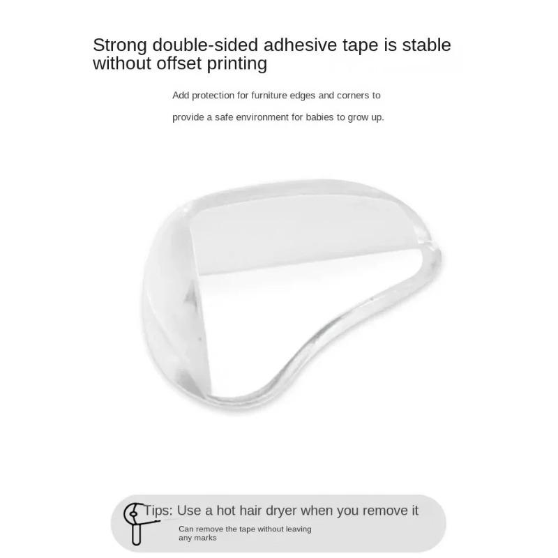 Silicone Corner Protectors, Soft Padding for Table Corners, Window Edge Guards, Furniture Hardware Type, Full Protection for Home Decor