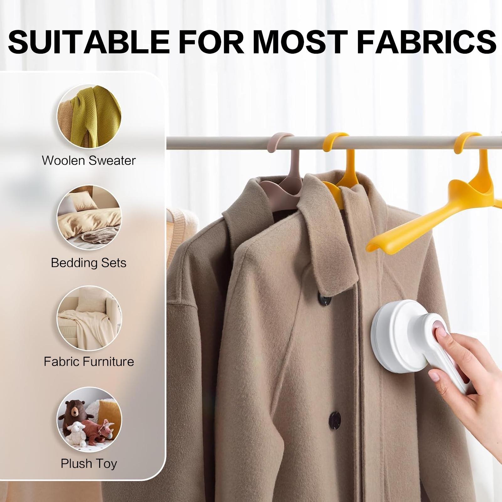 Rechargeable Electric Fabric Shaver, USB Fast Charging Lint Remover for Sweaters Sofas Coats Fleece, Portable Clothing Fuzz Shaver Home Use, Lint Remover For Clothes