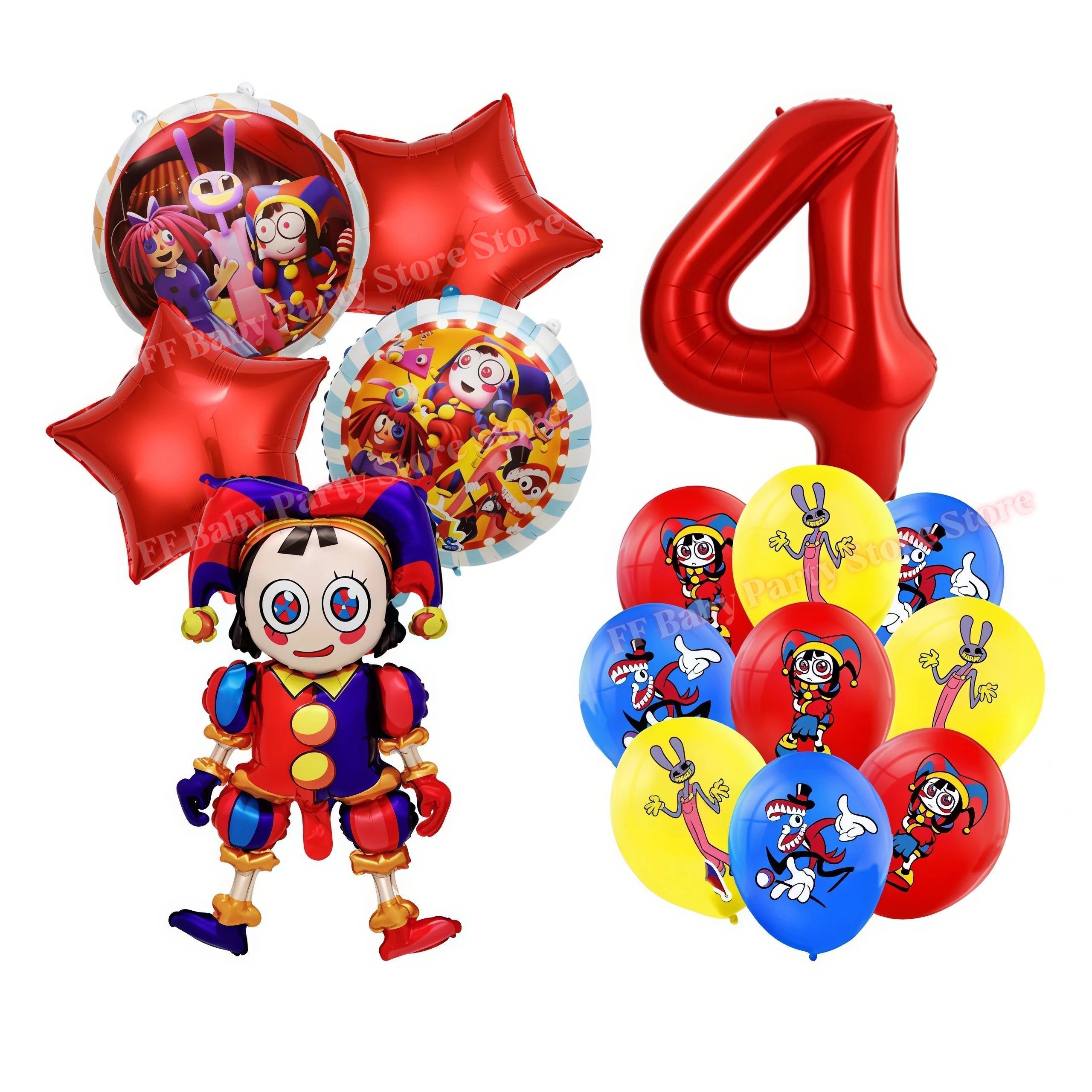 Amazing Tableware Birthday Party Decoration Digitaled Circus Balloon Plate Cup Banner Kids Favor Gift Baby Shower Party Supplies