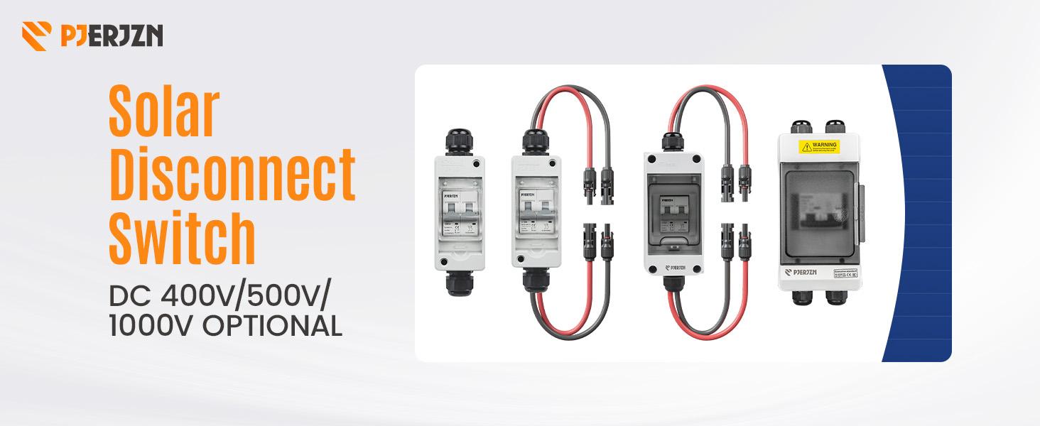 3-Pole Miniature Circuit Breaker - 20Amp Rating, 120/240VAC, DIN Rail Mount Thermal Magnetic AC Disconnect Switch for House Electrical Systems, Emergency Generators