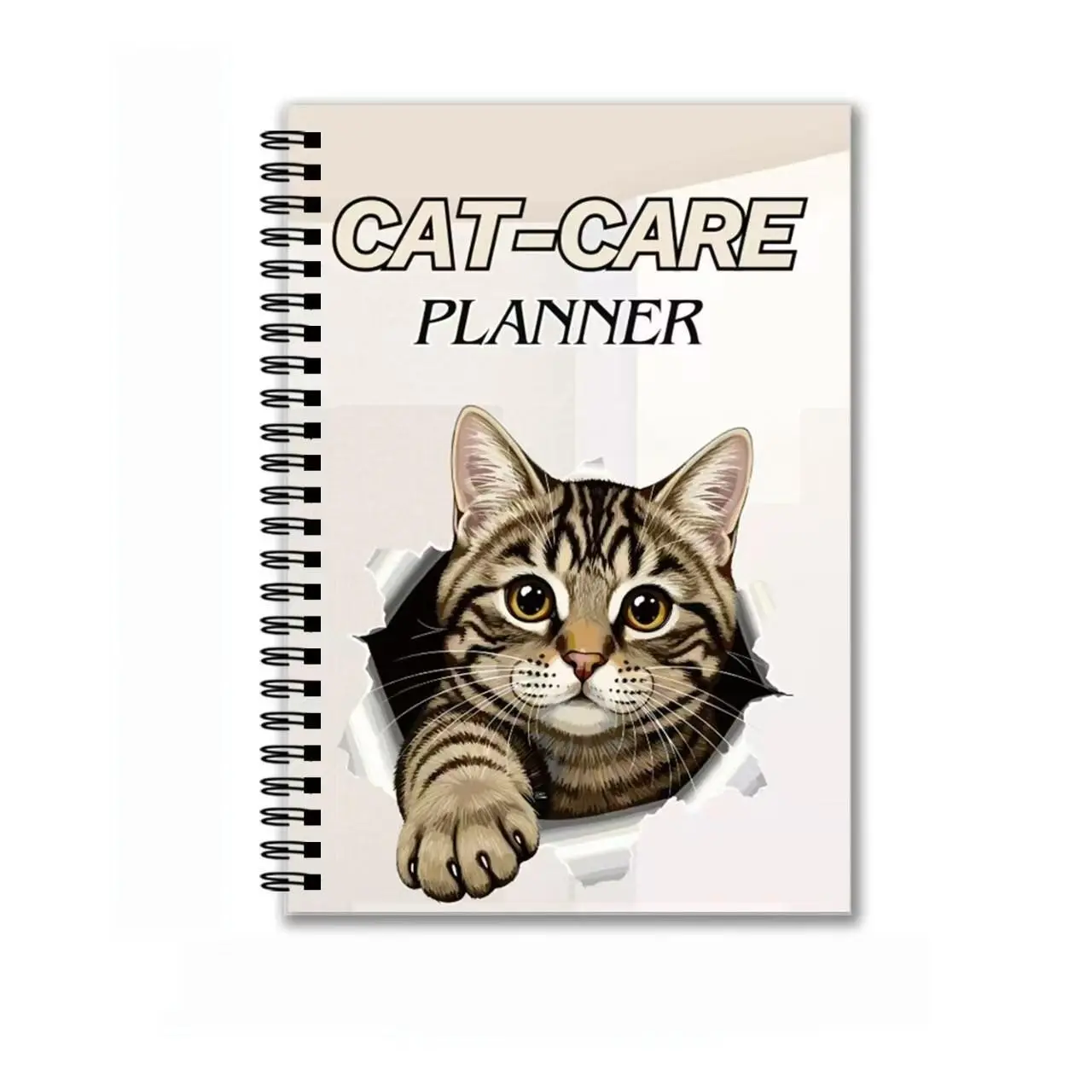 Cute Cat Design, Soft and Playful Expression, Breakthrough Paper Theme, Fun and Direct Cat Motif, Perfect for Cat Lovers