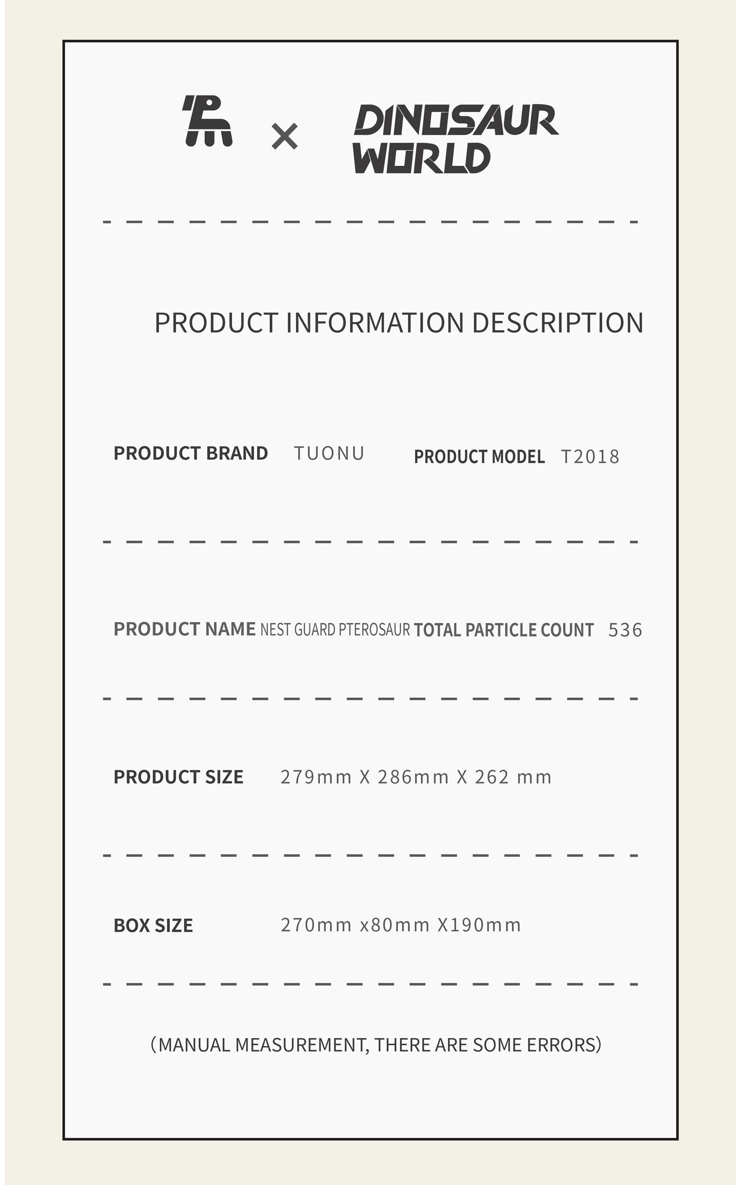 Dinosaur World Building Set, Pterosaur Bird Model DIY Creative Toy, Mini Brick Scene, Desk Decor, Fun Assembly Hobby, Gift for All Ages