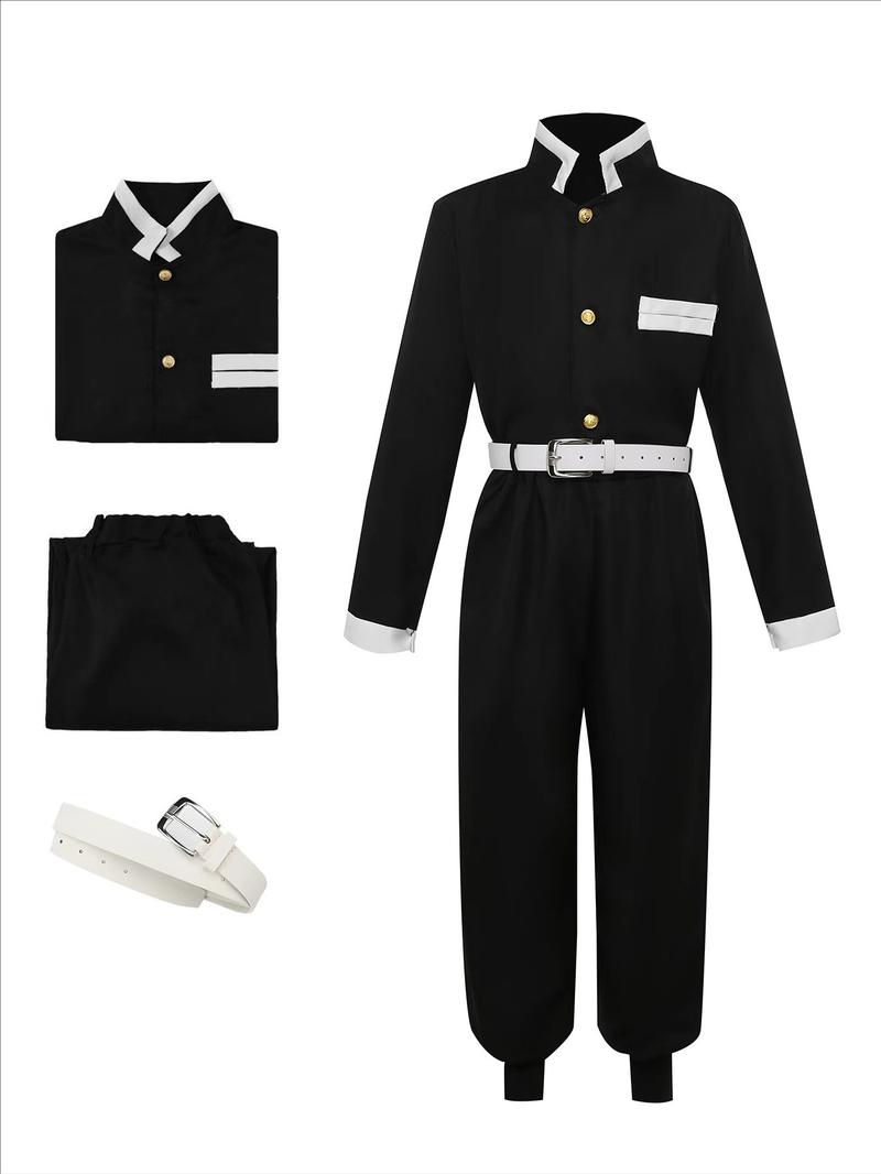 Anime Tomioka Giyuu Cosplay Costume, Demon Slayer Kimetsu No Yaiba Role Play for Adults, Halloween Carnival Clothing, Slim-Fitting Geometric Pattern, Costume Outfit Anime Tomioka Giyuu Cosplay Costume, Demon Slayer Kimetsu No Yaiba Role Play for Adults, Halloween Carnival Clothing, Slim-Fitting Geometric Pattern, Costume Outfit