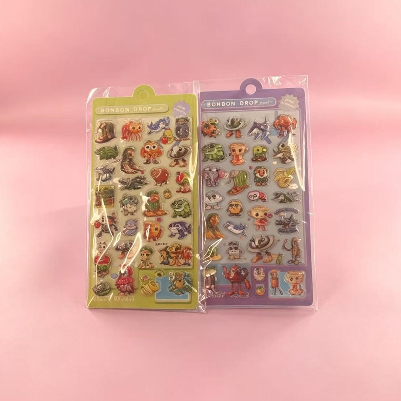 3D Resin Stickers, Fantasy Ancient Chinese Monsters, Cute Cartoon Bio Decor, DIY Phone Case, Water Bottle, Notebook, Craft Kit