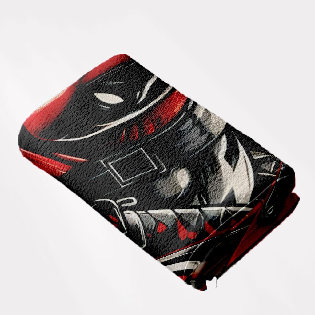 Deadpool Graffiti - Style Flannel Blanket - Skin - friendly Water Wash, High - grade Plush, Vivid Comic Print, Double Warmth, Multi - Scenario Use (Bed/Sofa/Lounging), Ideal Gift for Marvel & Superhero Fans