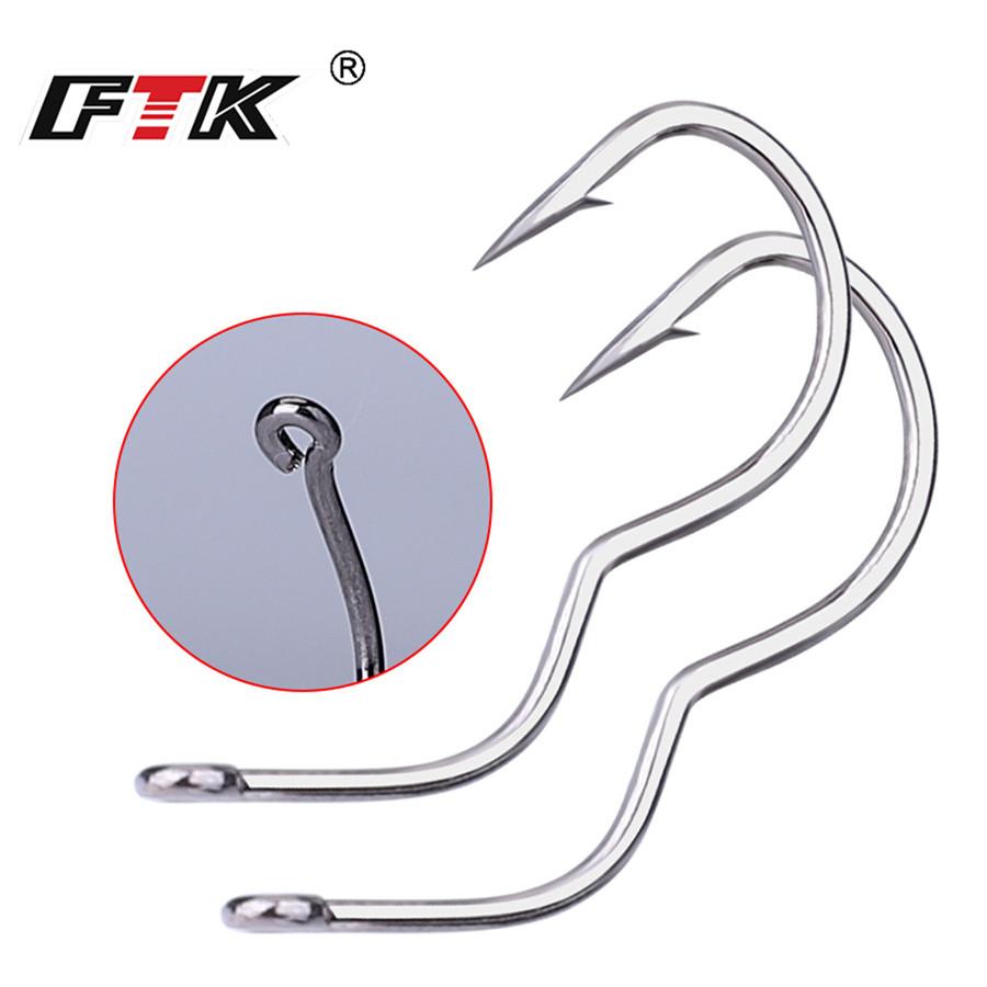 FTK 12pcs Tube-Mounted New-Style Reversible Fishing Hook: Anti-Slip, Anti-Reverse, Non-Slip, Triple-Bend with Barbs—Ideal for Wild Fishing for Crucian Carp and Common Carp