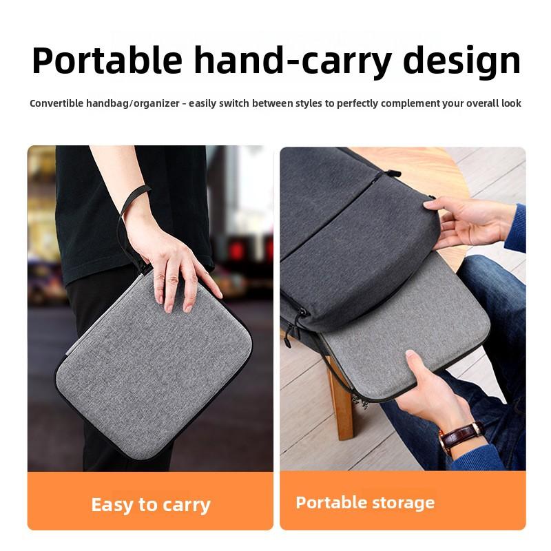 EVA Hard Shell Tablet Case for Microsoft Surface Pro 7 8 9 X, 12.9" Sleeve Bag with Handle, Shockproof Carrying Storage Pouch for Surface Go, Laptop Sleeve for Business/Travel
