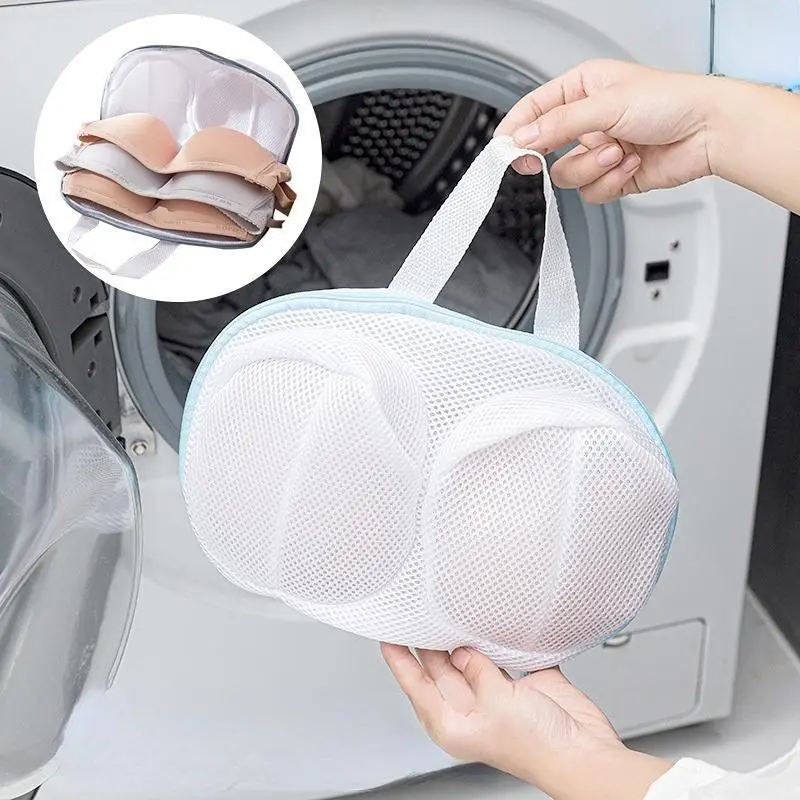 Mesh Bra Laundry Bag - Breathable Mesh, Zipper Closure Laundry Accessory, Anti-Deformation Protective Bag for Machine-Washed Delicates (Sports & Outdoor Leisure Equipment)
