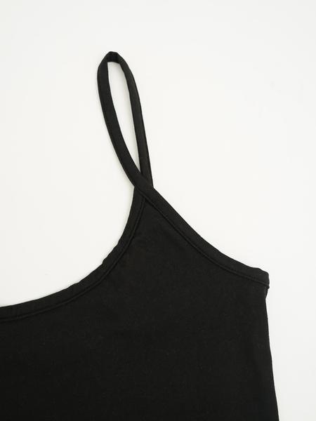 Women's Solid Wide Leg Jumpsuit, Casual Comfy Backless Cami Jumpsuit for Daily Wear, Ladies Clothes for All Seasons