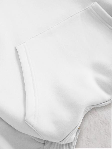 【FREE PERSOMALITY】Women's Warm Sweatshirt Set + Slim Fit Flare Pants, Casual Butterfly Print, Kangaroo Pocket, Fall & Winter 【FREE PERSOMALITY】Women's Warm Sweatshirt Set + Slim Fit Flare Pants, Casual Butterfly Print, Kangaroo Pocket, Fall & Winter