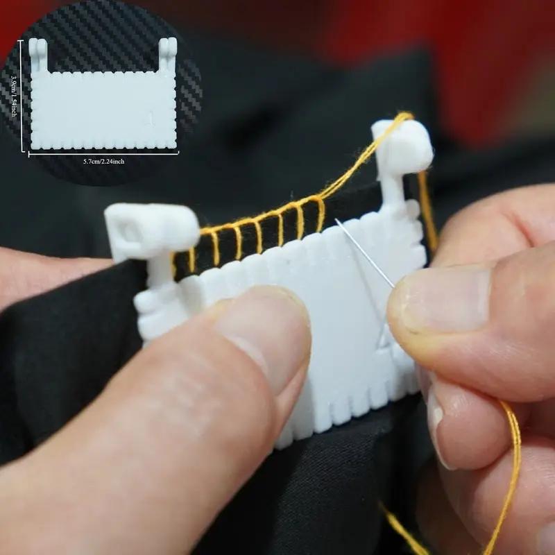 Durable Plastic Locking Sewing Tool Set, Detachable Design, Ideal for Beginners & Seniors, Perfect for Clothing Repair & Maintenance