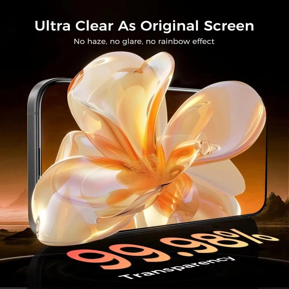 3 pcs Tempered Glass Screen Protector For Google Pixel 10/10pro/10 pro xl/9/9pro/9 pro xl/8/8a/8pro/7/7a/6/6a, Scratch Resistant, Bubble-Free Installation