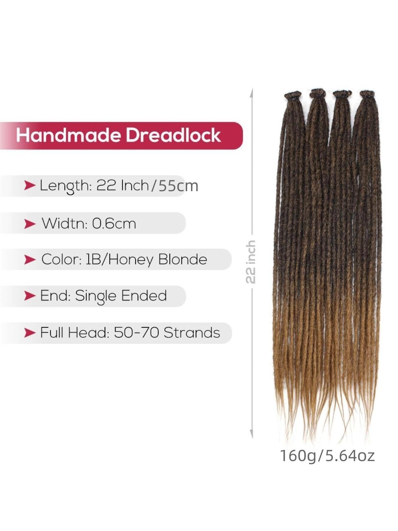 Dreadlock extensions. Reggae and hip-hop styles; synthetic hair pieces; hippie-style dreadlocks suitable for both men and women