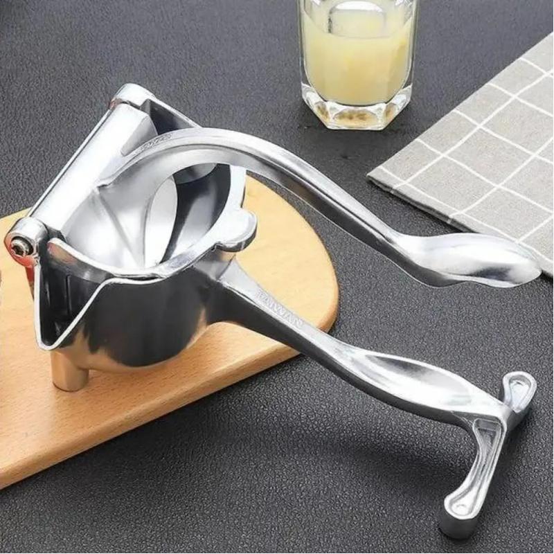 Manual Juicer Presser, Aluminum Manual Squeezer, Ergonomic Handle, Efficient Juice Extraction, Durable, Compact, Easy to Use and Clean