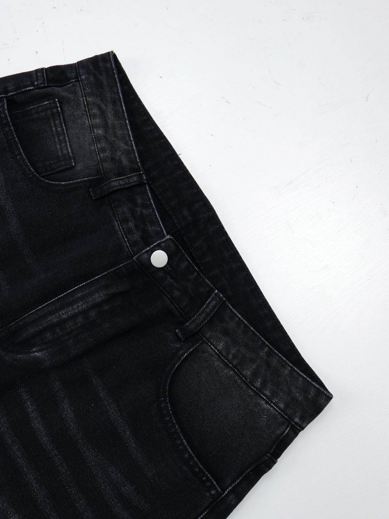 Men's Light Washed Loose Denim Jeans, Trendy American Street Style Wide Leg Pants, Perfect Gift for Husband Boyfriend, All Seasons Wear