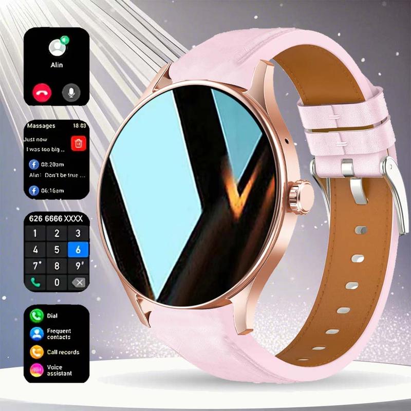 New 2026 Fashion Smart Watch Screen 1.53 Inch HD Holiday Gift for Men Women Bt-compatible Phone Call Health Tracker Sports Mode Notification Reminder