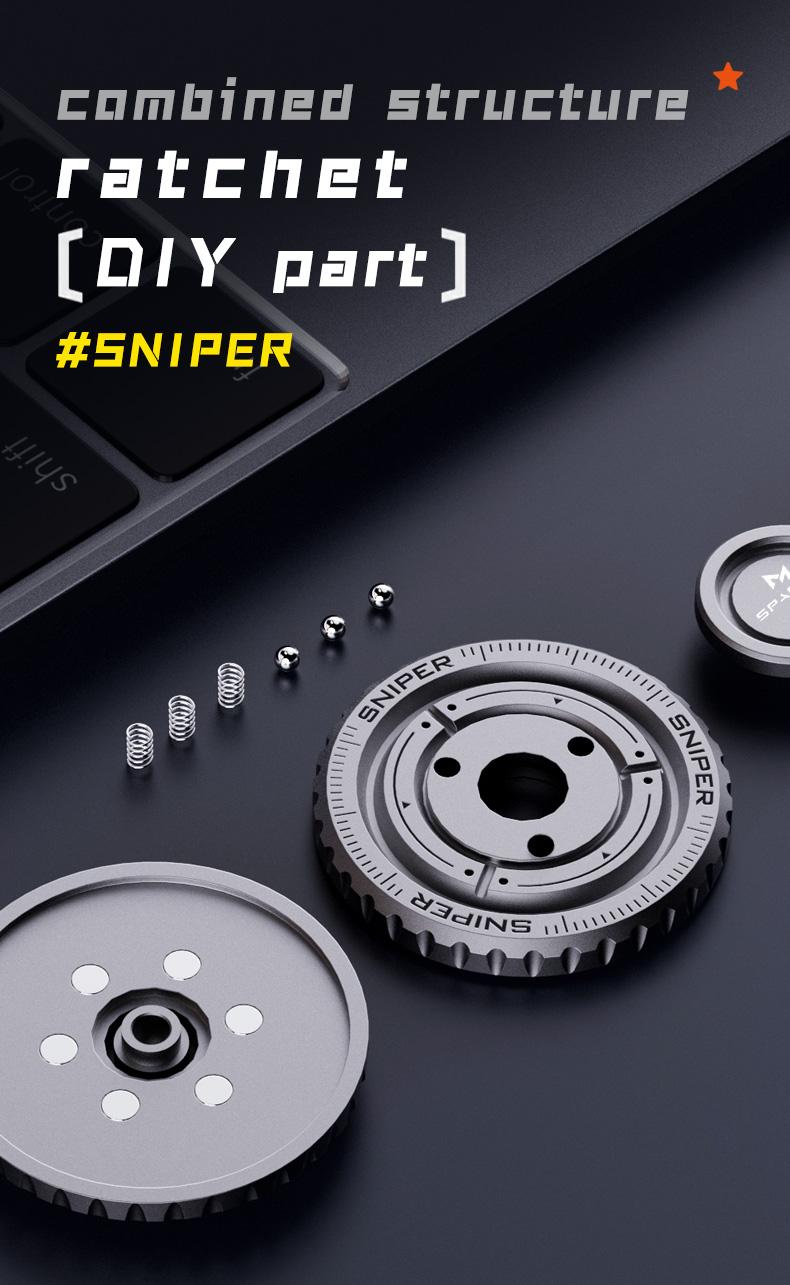 fidget spinner, Stress Relief Fidget, fingertip ratchet play method,push coin gameplay, multi - play combination toy, EDC toys, stainless steel material, Steel Finger Slider, Halloween gifts, Christmas party gifts, Party Favors