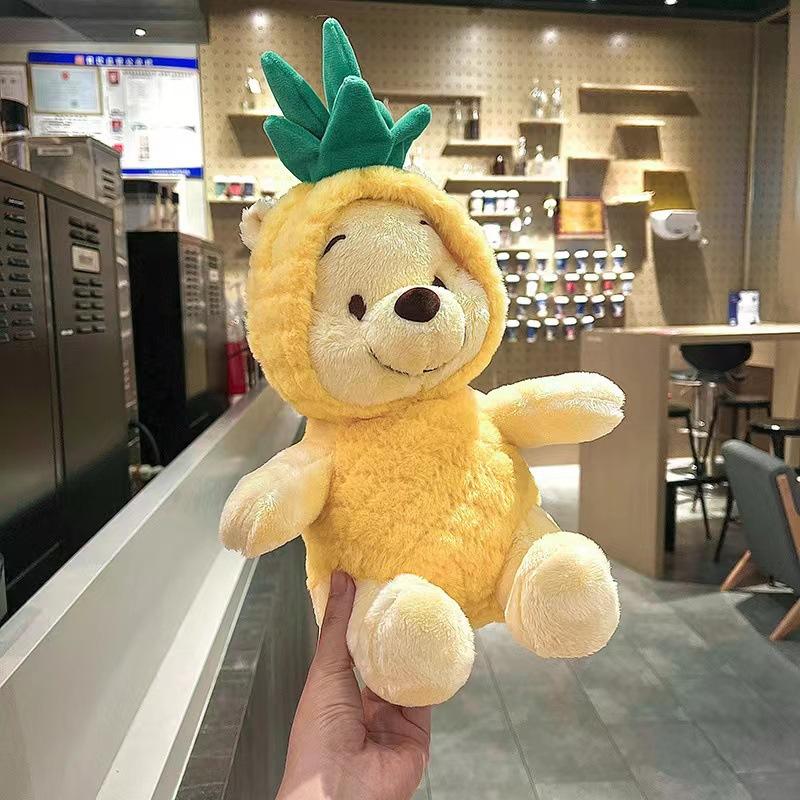 Pineapple Bear Plush Toy – Soft Cute Stuffed Animal Fun Collectible Gift for Kids Teens