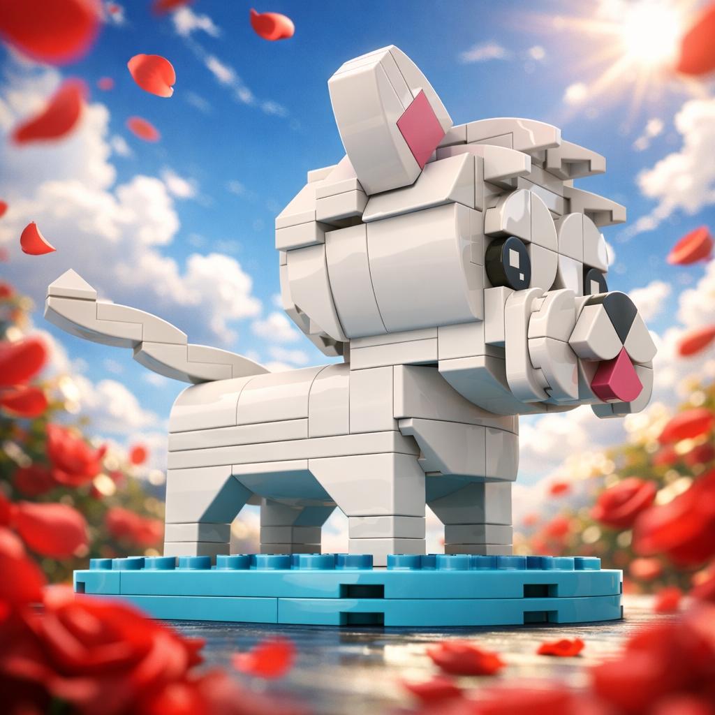 145PCS Exquisite Animal Building Blocks Set, DIY Building Brick Toy, ABS Plastic Material, Animal Model with Sturdy Base, Includes Printed and Electronic Instructions, Desk Display Collectible Ornament, Home Bedroom Office Decoration, Birthday Gift