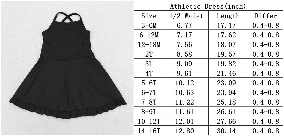 Girls' Camo A-Line Athletic Dress - Sleeveless Casual Kids' Clothes with Athletic Look, Yoga-Style Summer Outfit