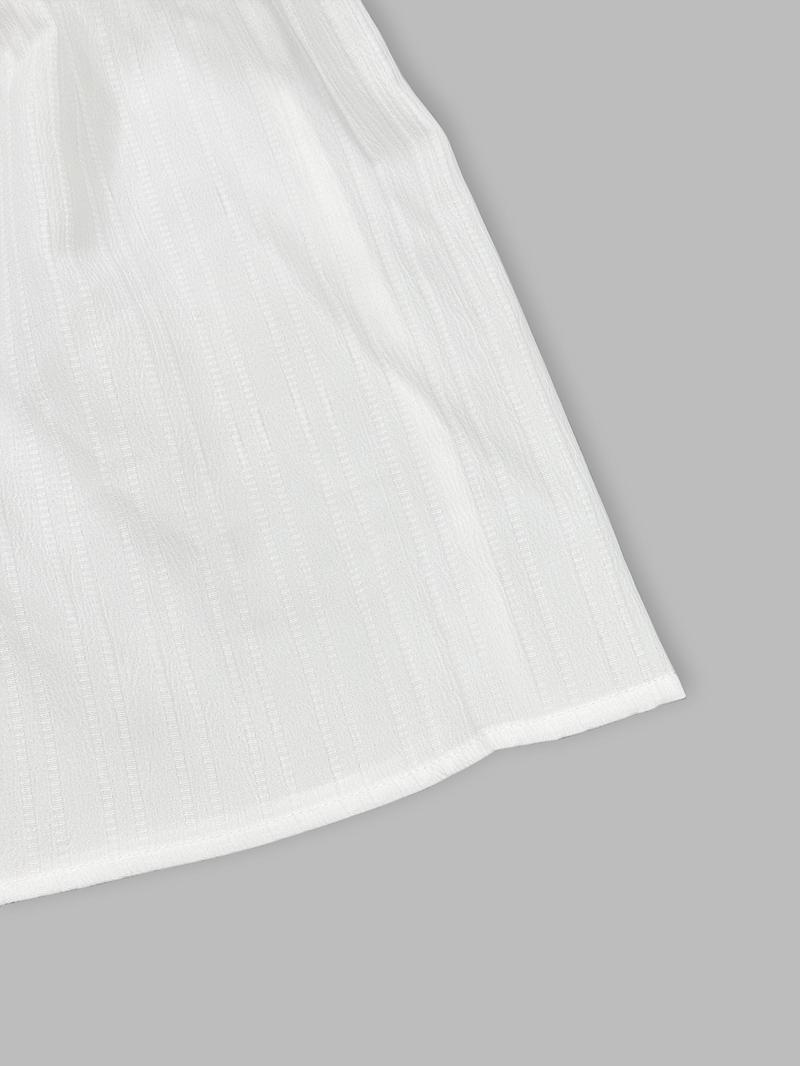 Women's White Chiffon Tiered Elastic High Waist A-Line Maxi Skirt - Breathable Summer Casual Style