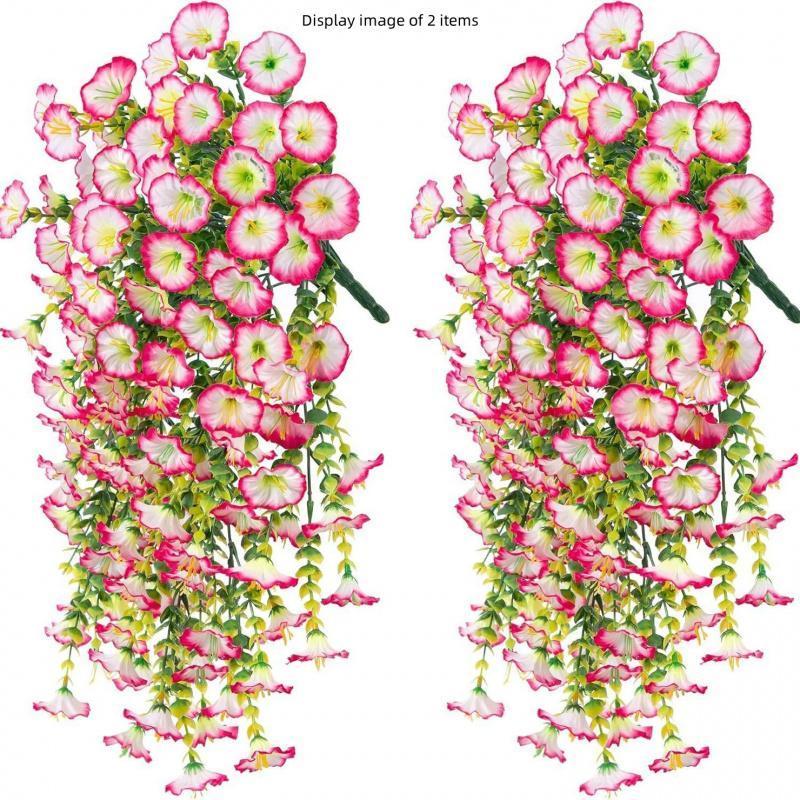 2/4/6Pack Artificial Morning Glory Vine, Faux Flower, Spring/Summer Decoration Decorative Flowers for Home Party Wedding Outdoor Yard Wall Hanging, Ornaments, Mother's Day Gifts 2/4/6Pack Artificial Morning Glory Vine, Faux Flower, Spring/Summer Decoration Decorative Flowers for Home Party Wedding Outdoor Yard Wall Hanging, Ornaments, Mother's Day Gifts