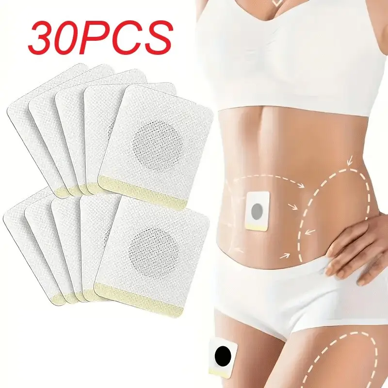30 Pcs Abdominal Patch, Suitable for All Body Types, Multifunctional Hot Compress Waist and Belly Patch, Comfortable Breathable Design, Ideal Home Choice