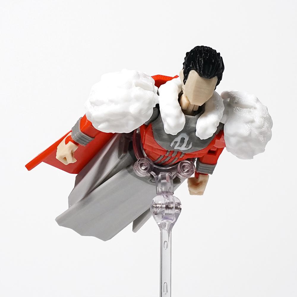 3D Printed Invincible Emperor Mark Toys Action Figures Anime Model Lucky Dummy 13 Superheroes Multi-Jointed Toy Ornaments Gift