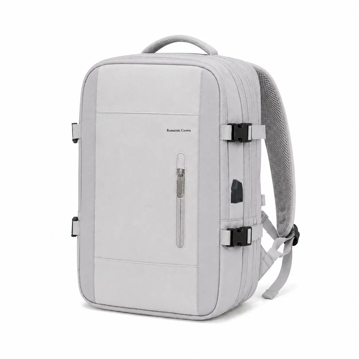 Expandable Travel Laptop Backpack 16 Inch, Flight Approved Personal Item Bag with USB Charging Port & Anti-Theft Pocket for Men Women