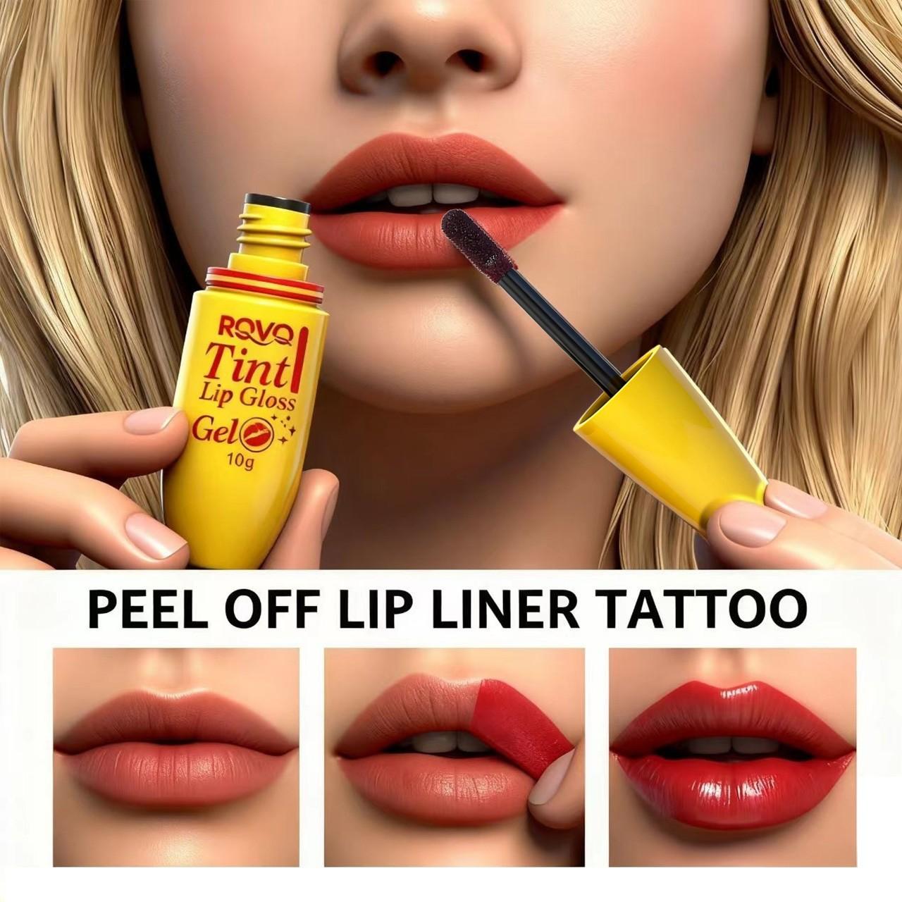 3-Color Long-Lasting Waterproof Lip Gloss, Easy Application, Suitable for All Skin Types, Perfect Gift for Valentine's Day, Birthday, Christmas