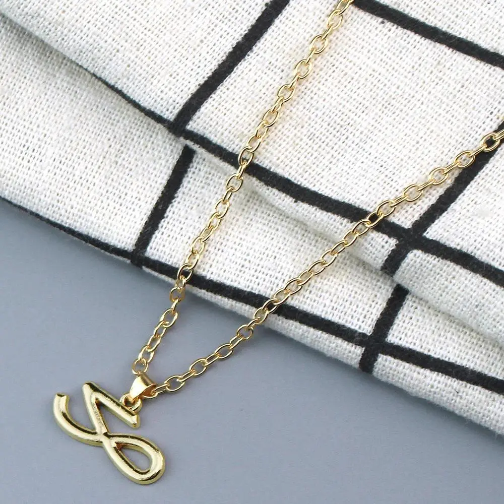 Personalized Jeon Jung Kook Letter Necklace 전정국 Pendant Unisex Korean Fashion Clavicular Chain Jewelry Fans Couple Gift