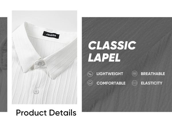 JMIERR Men's Button Down Dress Shirts Textured Long Sleeve Casual Hawaiian Beach Shirt with Pocket JMIERR Men's Button Down Dress Shirts Textured Long Sleeve Casual Hawaiian Beach Shirt with Pocket